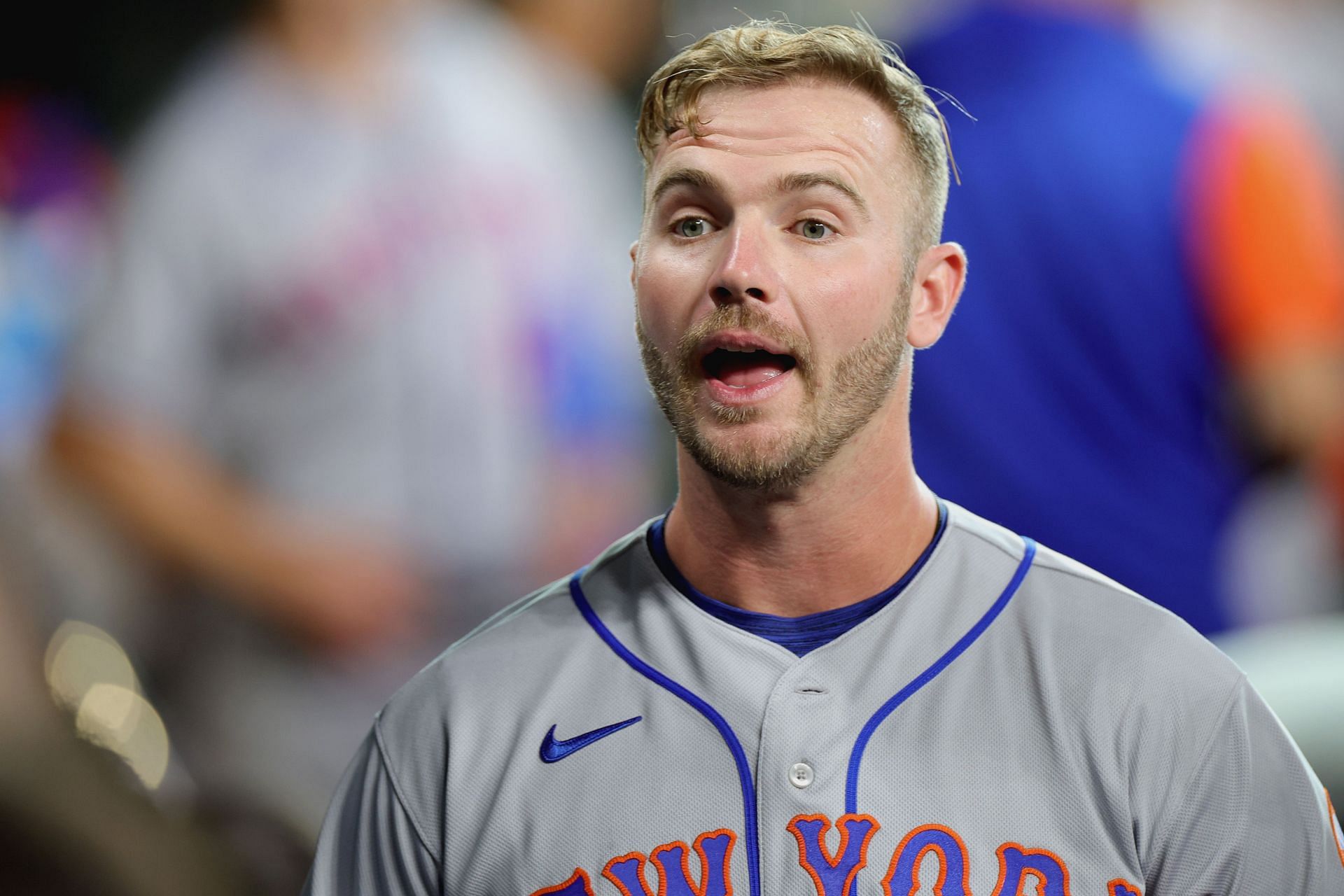 Mets' Pete Alonso explains why he shaved his mustache mid-game