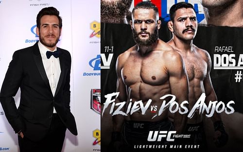 Kenny Florian (left), Rafael Fiziev vs. Rafael dos Anjos (right) [Image courtesy of @rafael_ataman_fiziev on Instagram]