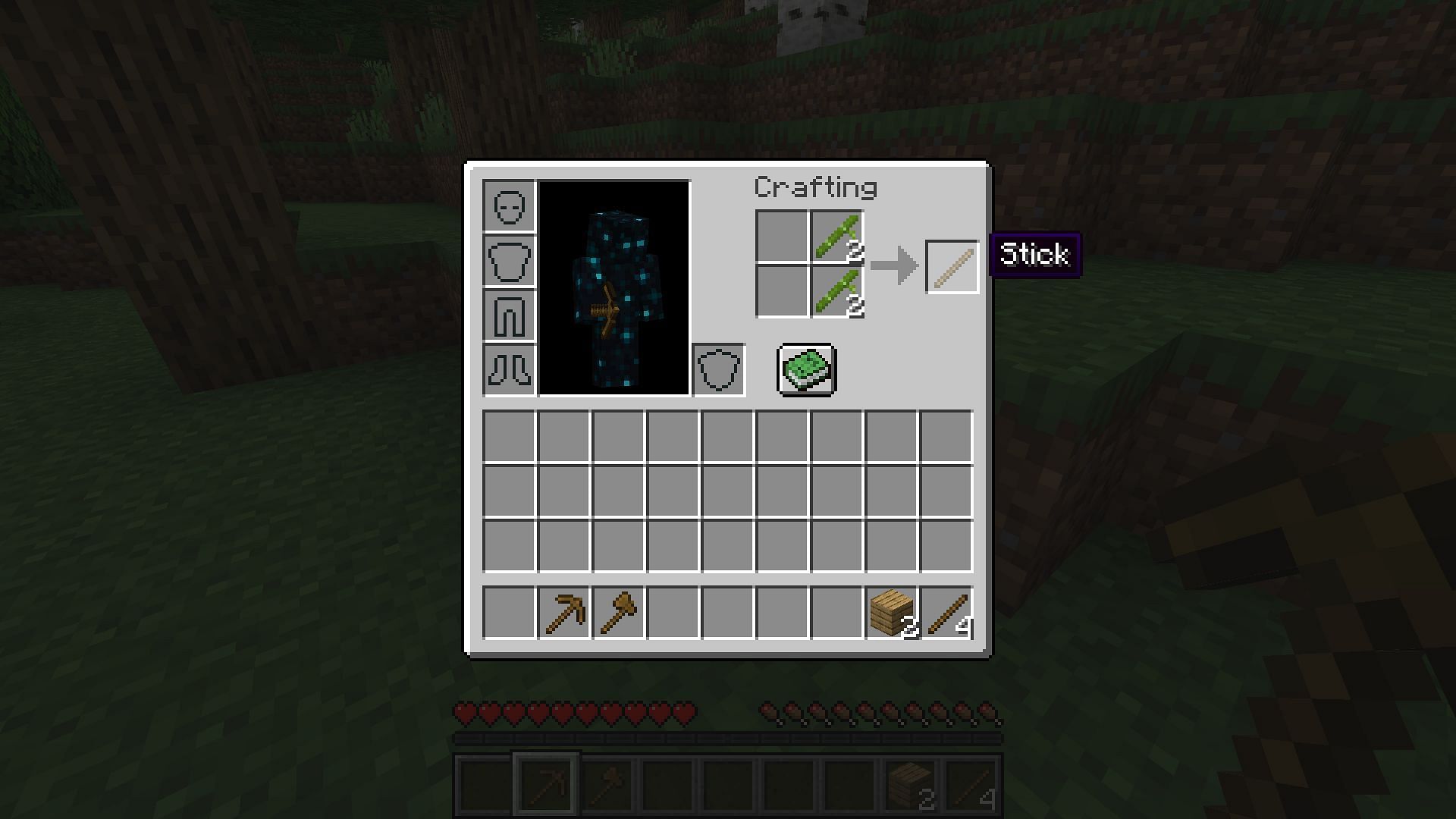 Bamboo can also be used to craft them (Image via Minecraft 1.19 update)