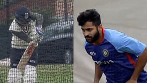 [Watch] Team India stars sweat it out in the nets ahead of IND vs ENG 2022 Test match