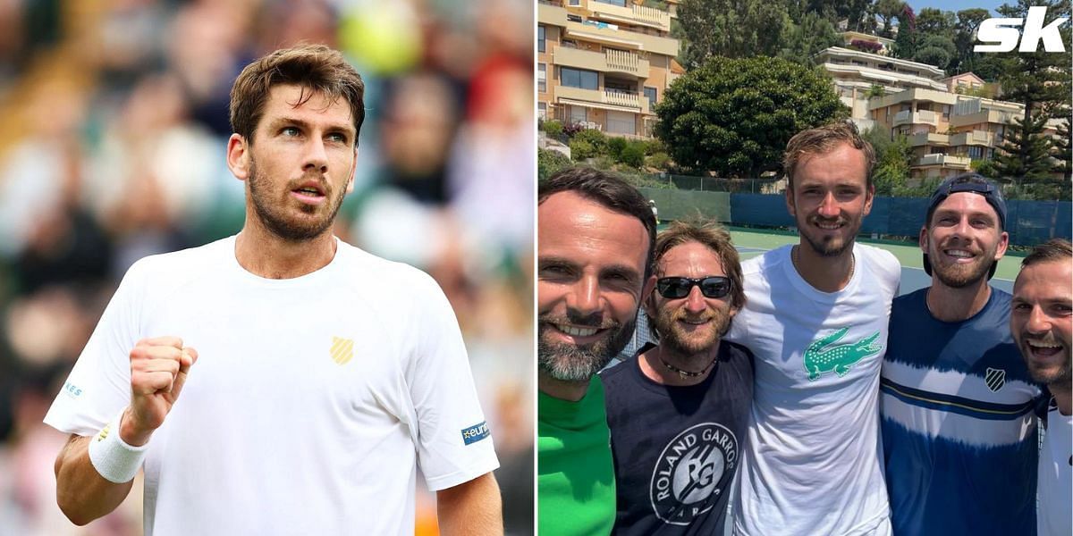 Cameron Norrie speaks about Daniil Medvedev after their recent training session