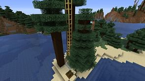 How to build a simple tree farm with allay in Minecraft Bedrock 1.19 update