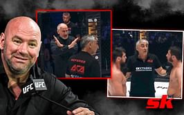 "Incredibly unprofessional but f****ng awesome at the same time" - Dana White reacts to fellow promoter stopping a fight for being too boring