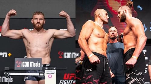 Jan Blachowicz (left), Glover Teixeira (middle), and Jiri Prochazka (right) [Images Courtesy: @janblachowicz and @jirkaprochazka on Instagram]