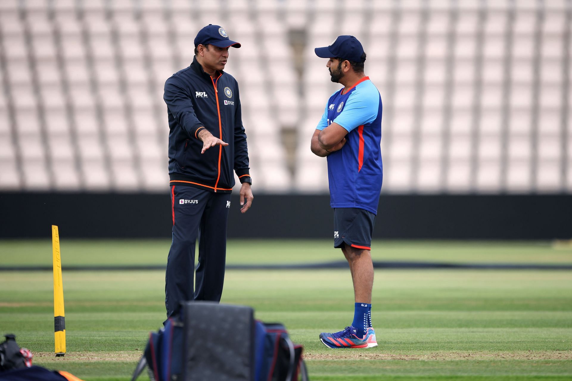 Watch] Rohit Sharma and VVS Laxman engage in intense discussions ahead of  1st T20I vs England
