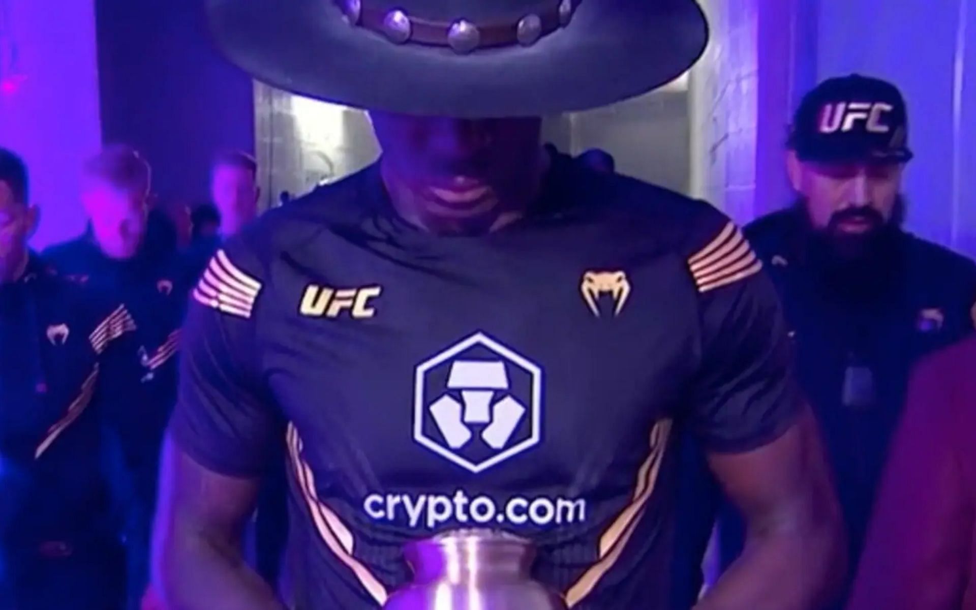 Israel Adesanya channelled WWE legend The Undertaker for his most recent walkout