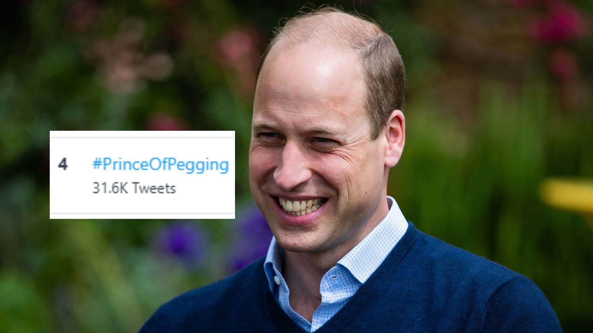 Prince Williams trend along with #PrinceofPegging (Image via WPA Pool/Getty Images)