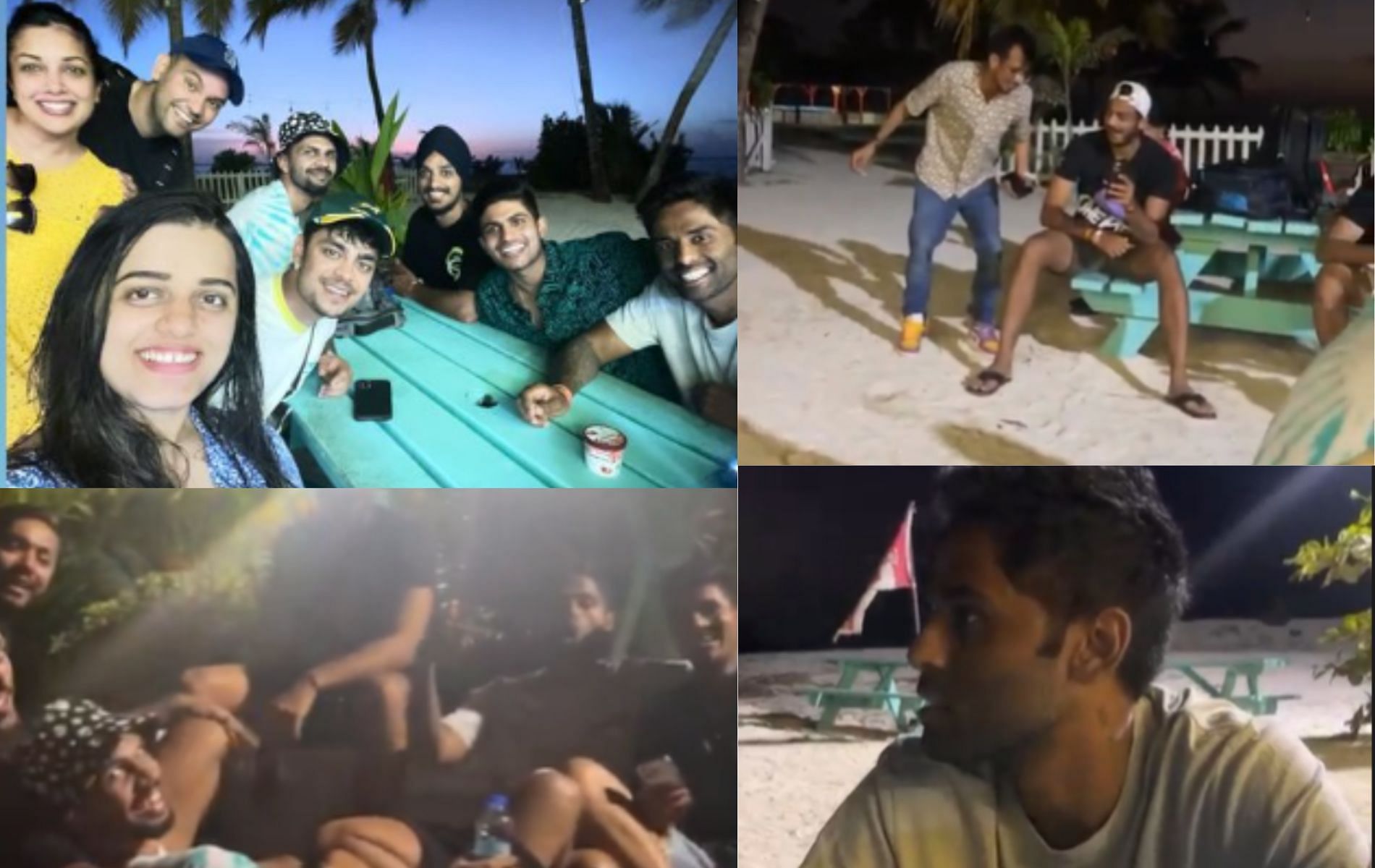 India&rsquo;s players enjoyed a fun outing at a beach in West Indies. Credits: Devisha Shetty/ Instagram