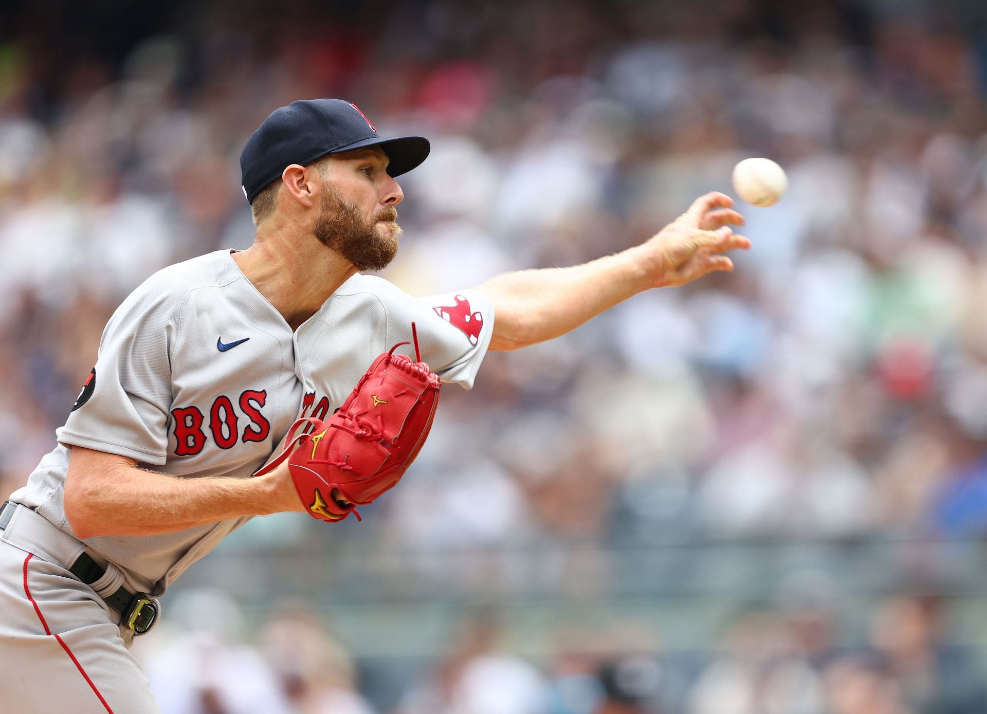 Chris Sale was injured in yesterday&#039;s Boston Red Sox v New York Yankees game.