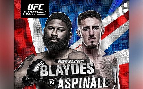 Curtis Blaydes and Tom Aspinall square off in London in this weekend's headline bout [Image via @tomaspinallofficial on Instagram]