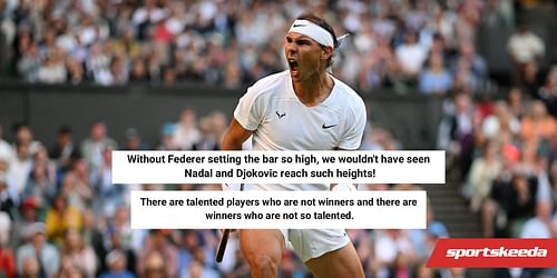 Rafael Nadal's opinion has divided the fans.