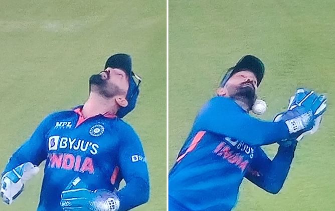 "India's catching is almost as bad as England's batting" - Fans react as Indian fielders drop six catches in 1st T20I vs England