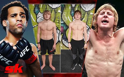 Jordan Leavitt (L) and Paddy Pimblett (R & C) [Credits: @monkeyking_ufc, theufcbaddy via Instagram]