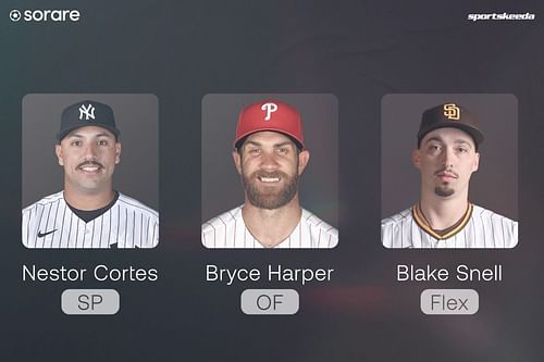 Some of the players on Aaron Judge's Sorare: MLB dream team