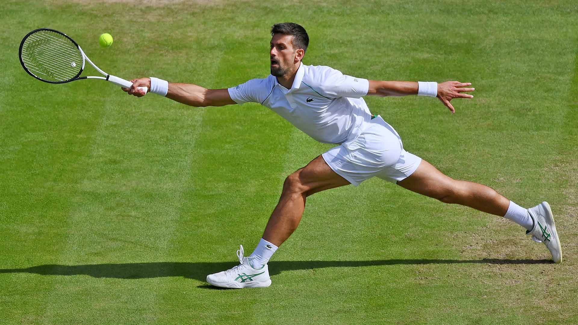 Novak Djokovic came back superbly to reach his eighth Wimbledon final