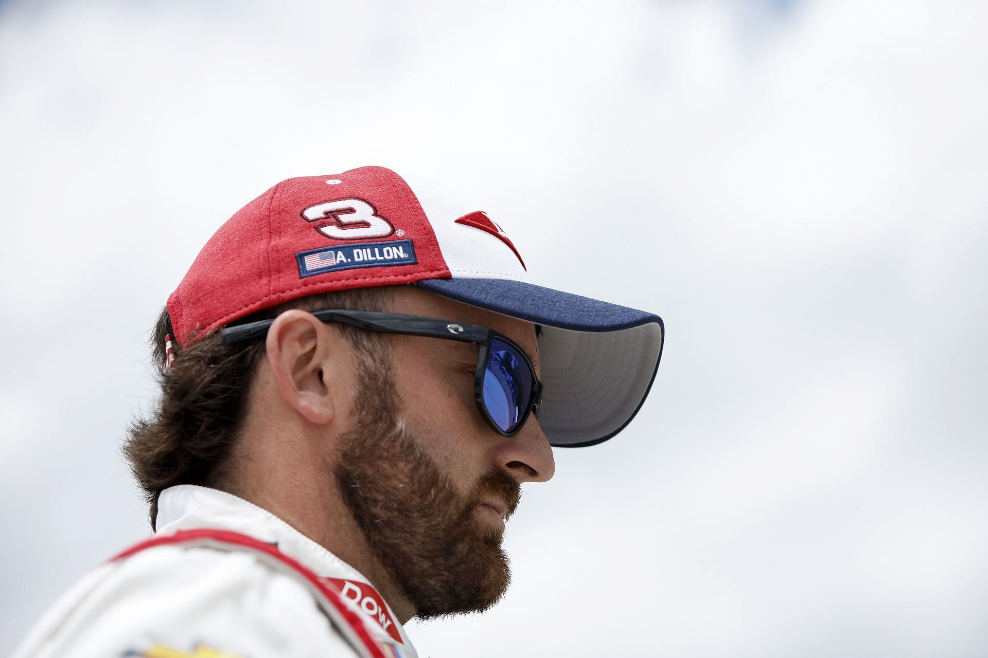 Austin Dillon walks the grid before the NASCAR Cup Series Kwik Trip 250 at Road America