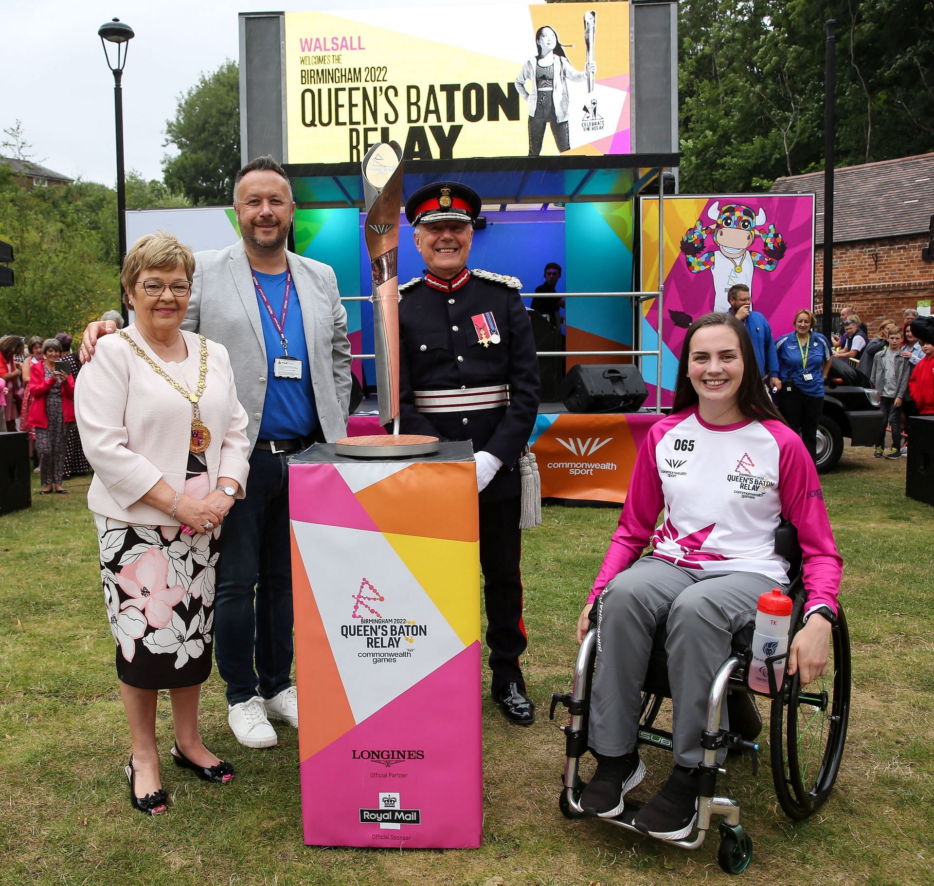 The Birmingham 2022 Queen&#039;s Baton Relay Visits The West Midlands