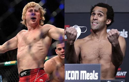 Paddy Pimblett (left) & Jordan Leavitt (right) [Image Credits- @monkeyking_ufc on Instagram]