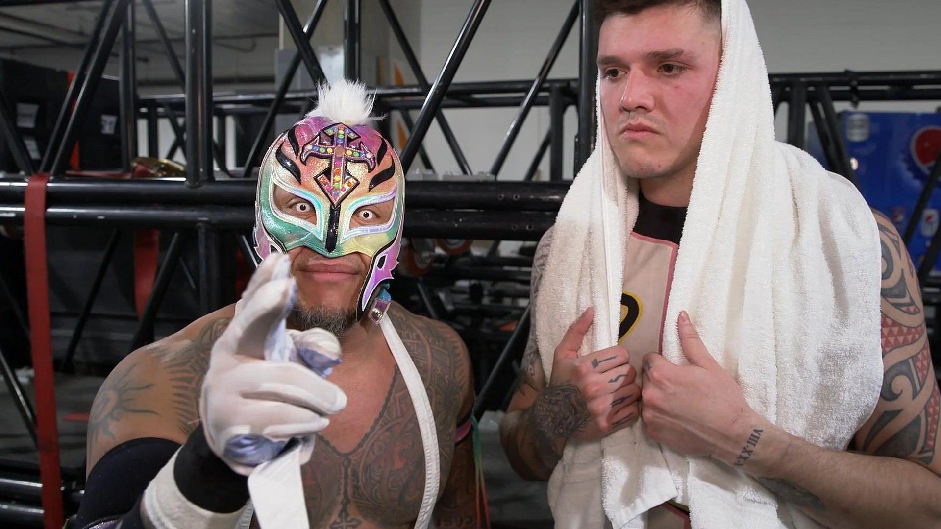 Rey and Dominik Mysterio