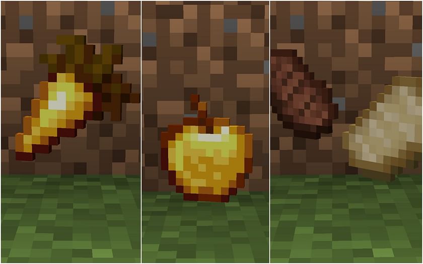 Golden Food Minecraft Texture Pack