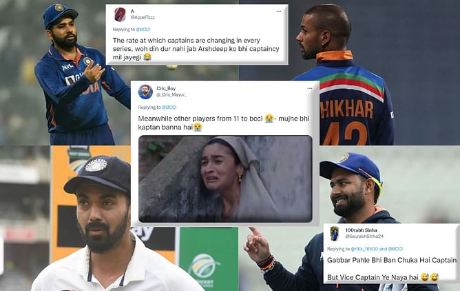 "Arshdeep ko bhi captaincy mil jayegi" - Twitterati poke fun at BCCI after Shikhar Dhawan is named Team India captain for West Indies ODIs