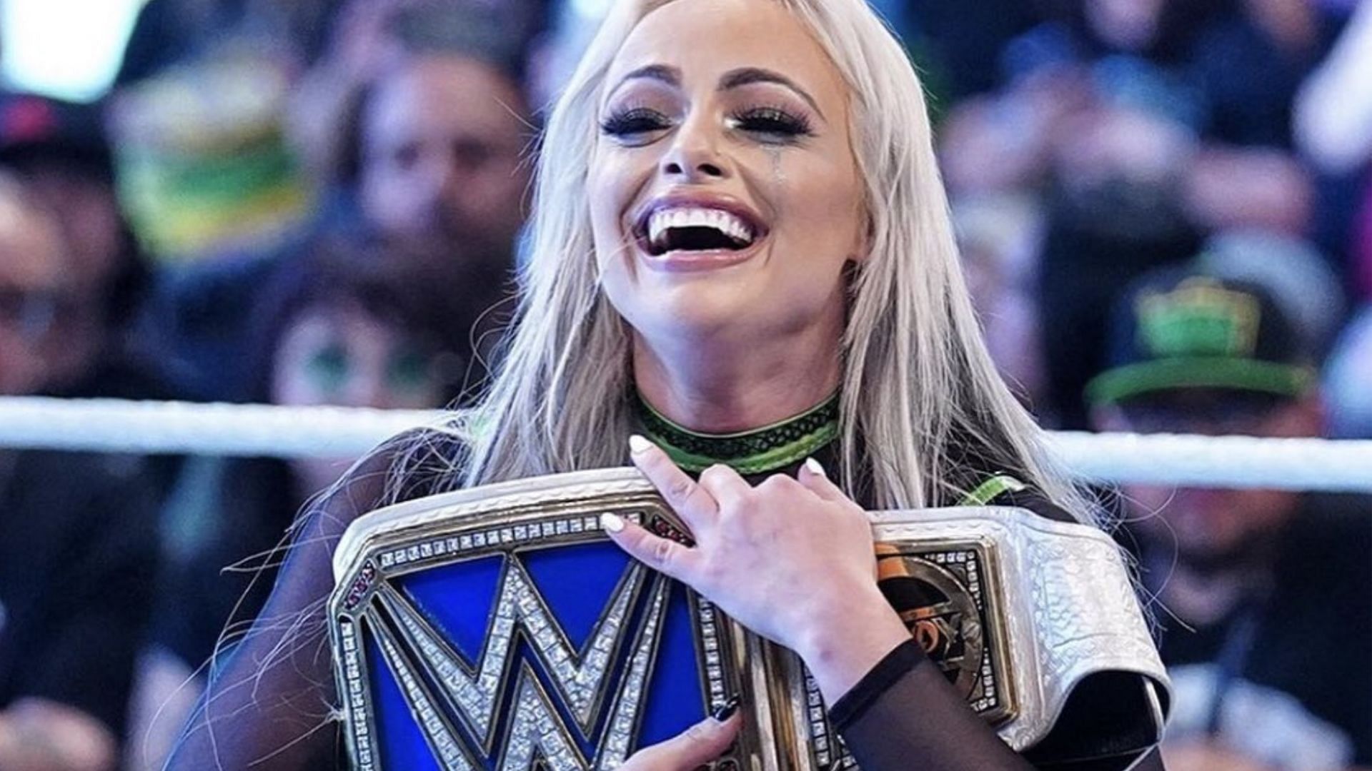 CJ Perry reacts to Liv SmackDown Women's Champion at