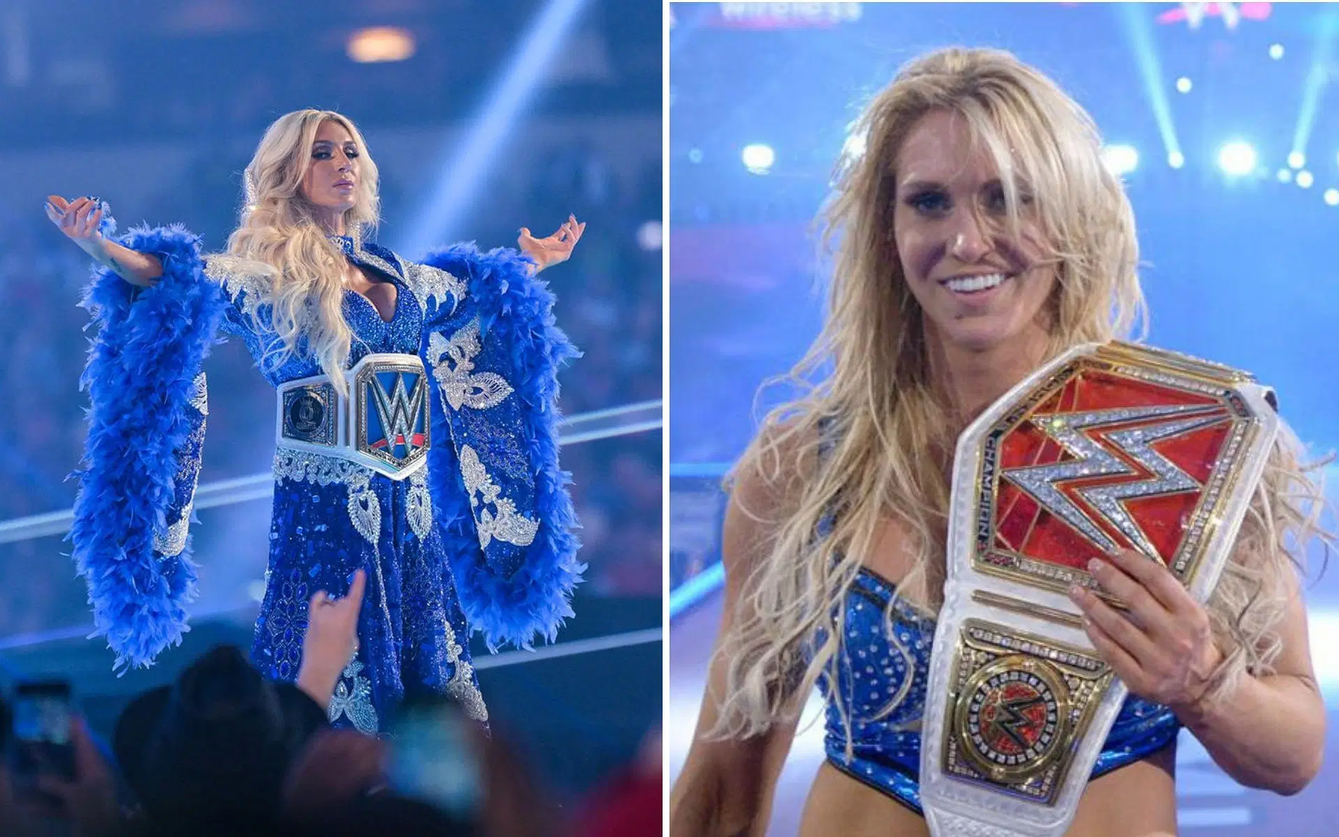 Charlotte has won multiple RAW, SmackDown, and NXT titles!