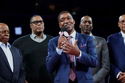 “Dr. J, Moses Malone, Larry Bird, Sidney Moncrief and I did not freeze you out” - Isiah Thomas tells Michael Jordan to "stop lying" about the origins of their beef, says his version is not factual or accurate