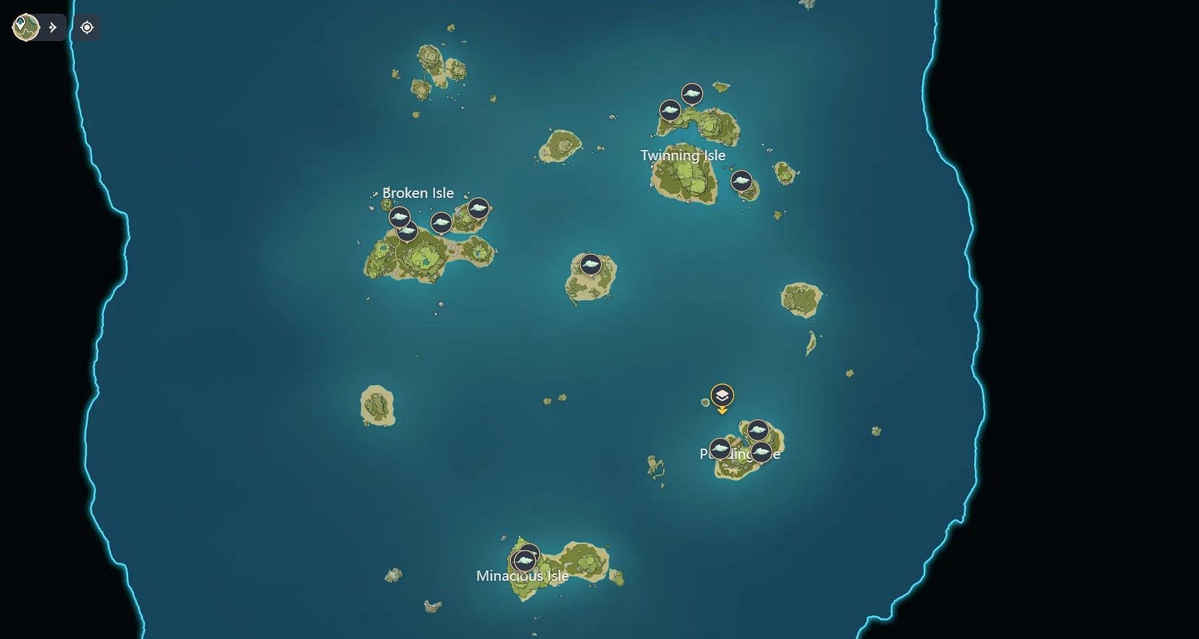 There are 14 Phantasmal Conches scattered about the Golden Apple Archipelago (Image via HoYoverse)