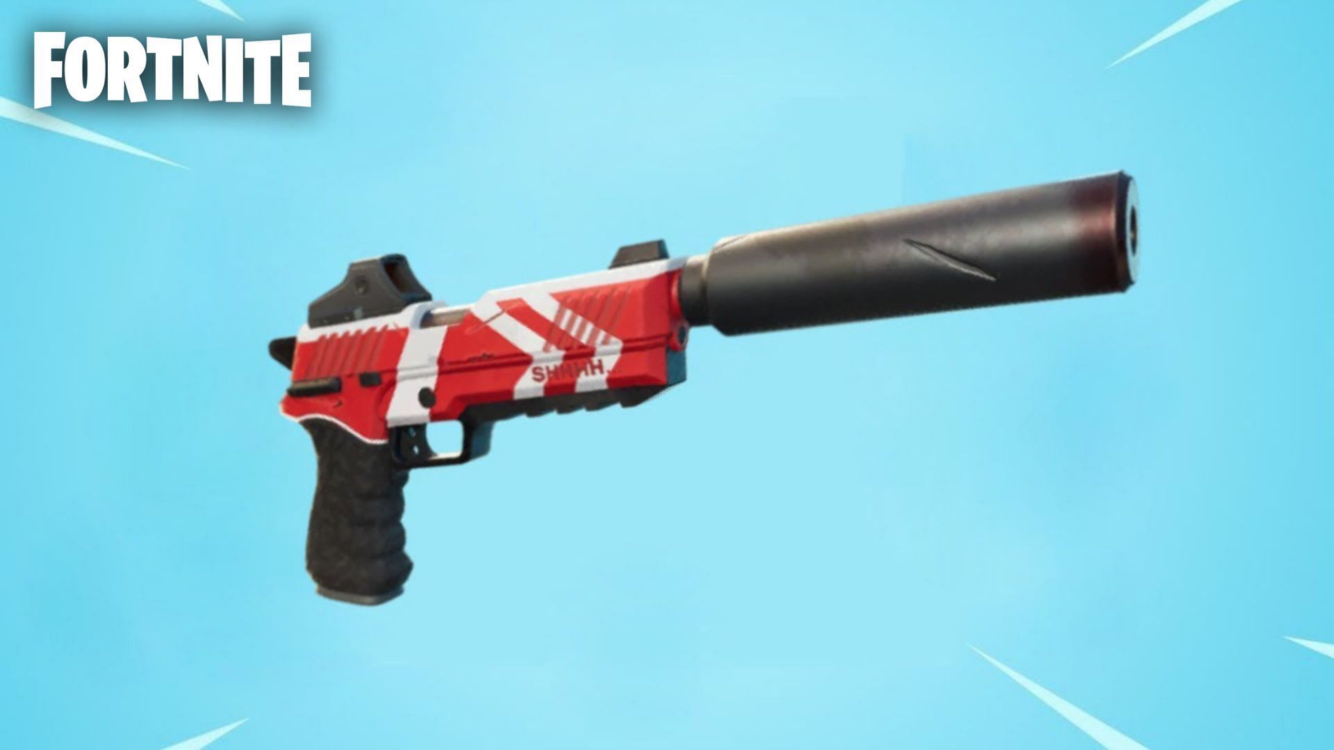 Shadow Tracker Pistol in Fortnite Chapter 3 Season 3 (Image via Sportskeeda)