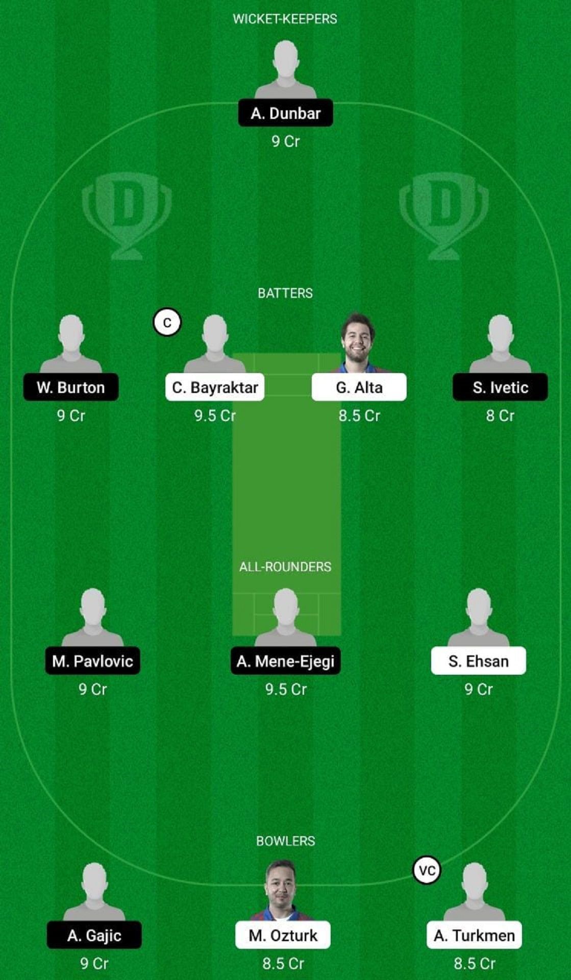 TUR vs SER Dream11 Fantasy Suggestion #2