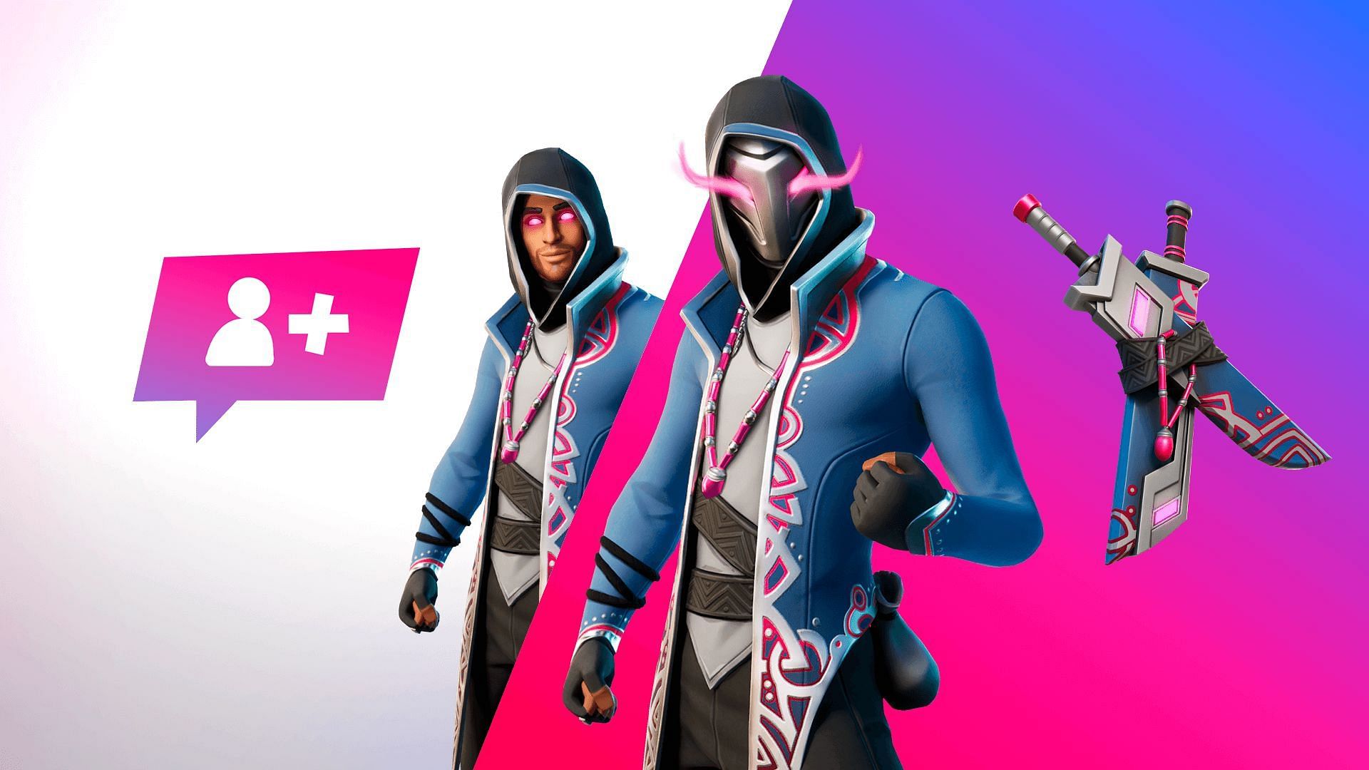 The Fortnite Refer-a-Friend program rewards players with amazing cosmetic items (Image via Epic Games)