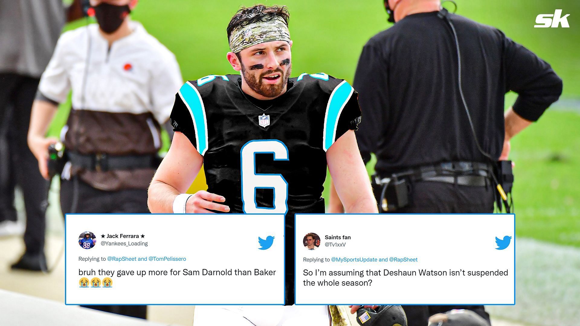 NFL fans left stunned with Carolina Panthers&#039; trade for Baker Mayfield