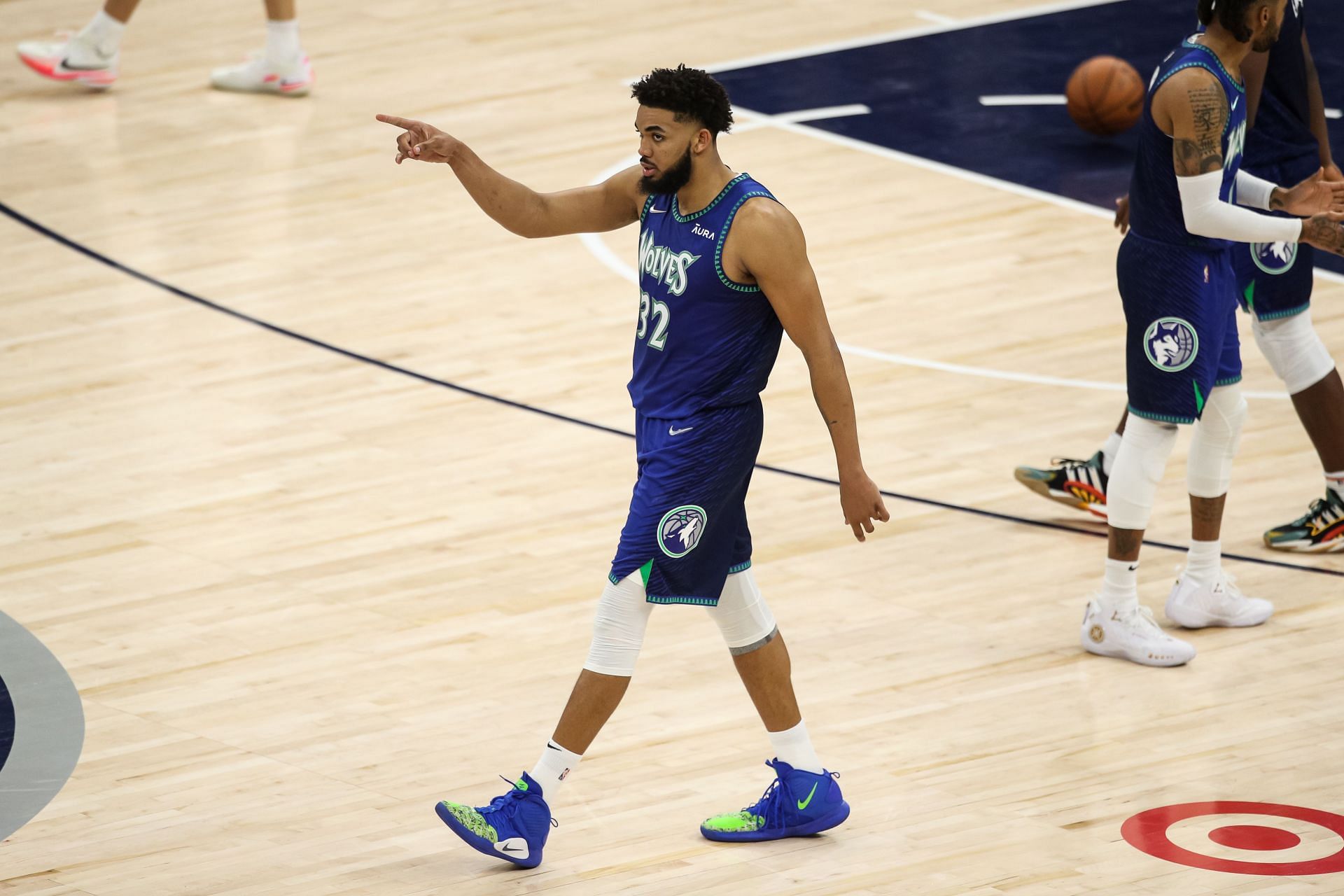 Karl-Anthony Towns of the Minnesota Timberwolves