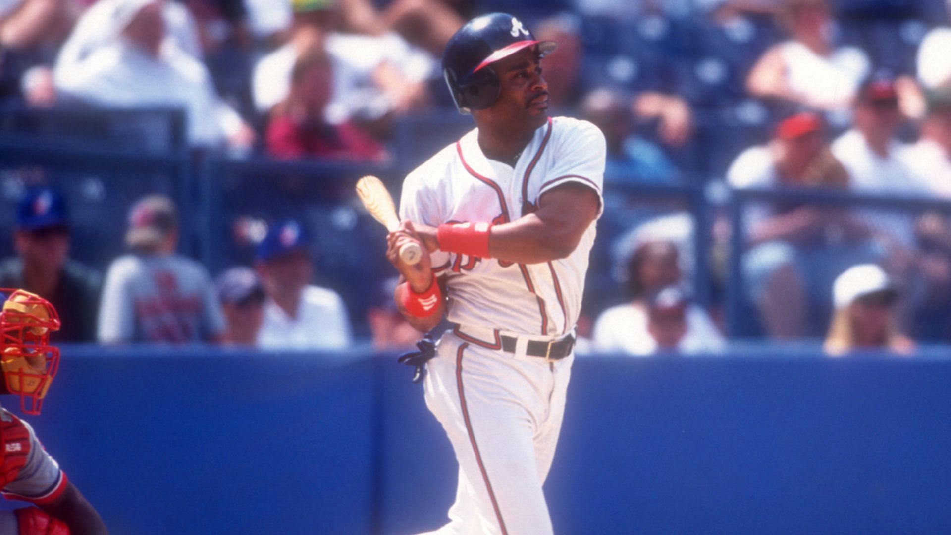 Dwight Smith during his tenure in Atlanta Braves