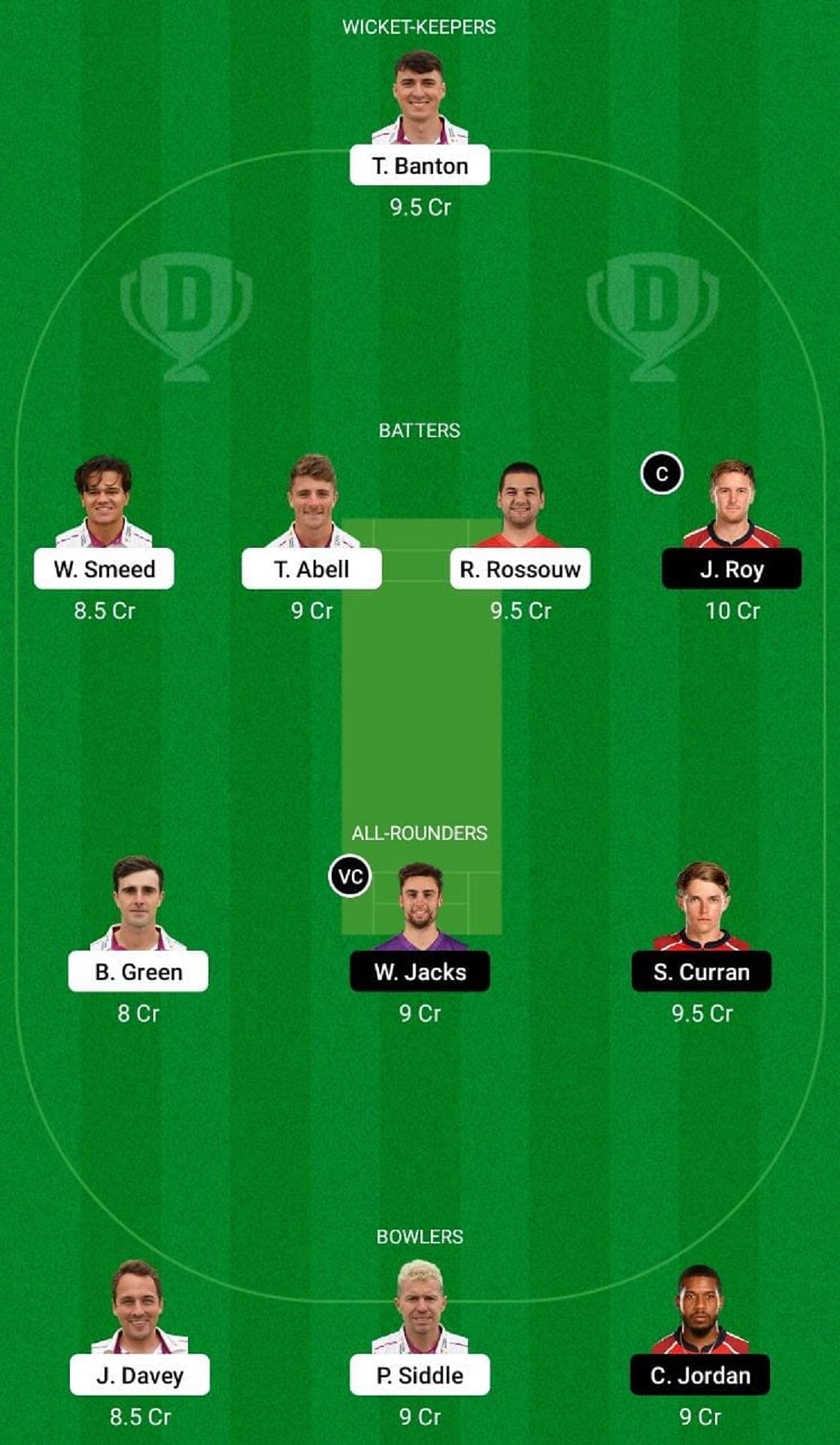 SOM vs SUR Dream11 Fantasy Suggestion #2