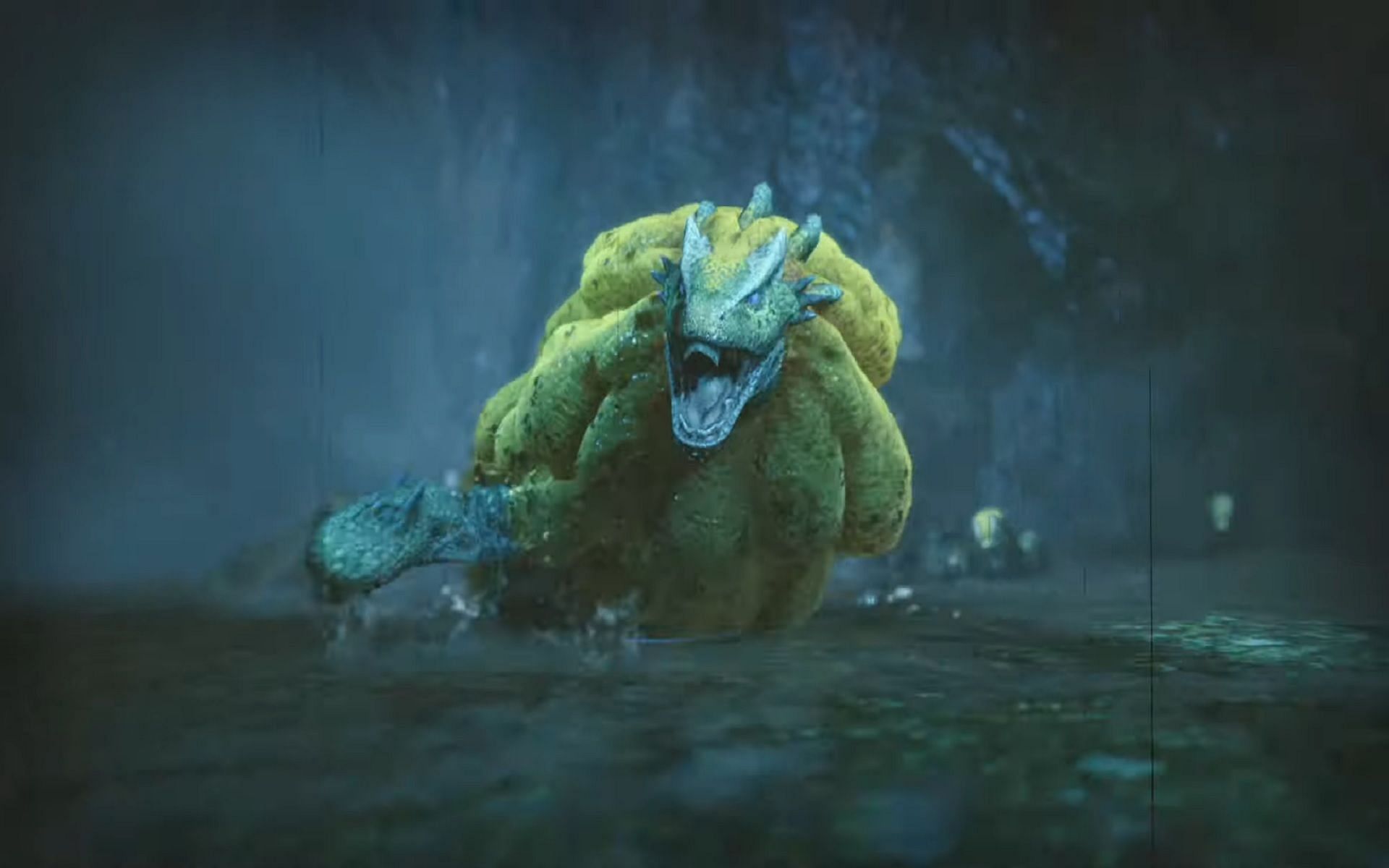 Obtain Hydro Piel from a Ludroth (Image via Boss Fight Database/YouTube)
