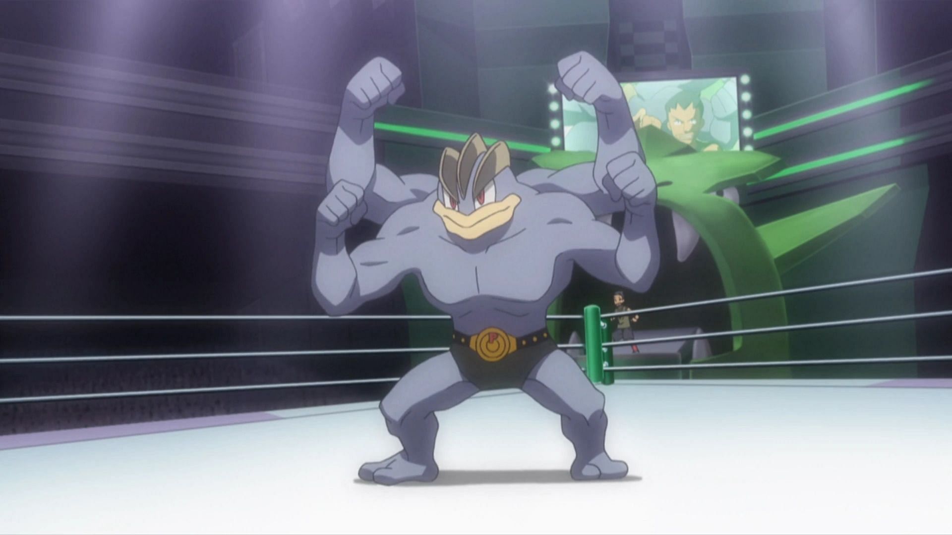 Machamp is a proud fighter (Image via OLM Incorporated, Pokemon: Sun &amp; Moon)