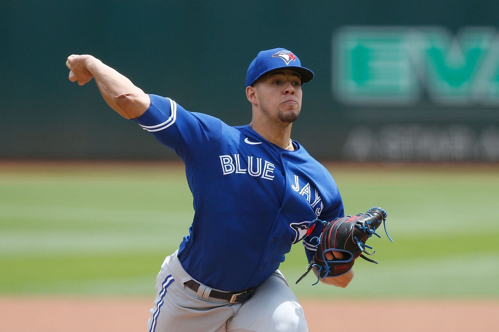 Jose Berrios is averaging just under one strikeout an inning.