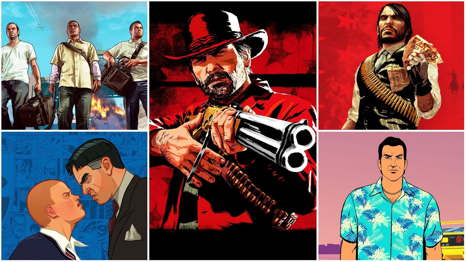 GTA V and Red Dead 2 ranked in Top 100 Video Games of all time list -  RockstarINTEL