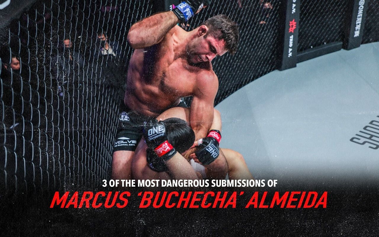 ONE Championship heavyweight and jiujitsu legend Marcus &#039;Buchecha&#039; Almeida is perhaps the most dangerous heavyweight submission artist in MMA today. (Image courtesy of ONE Championship)