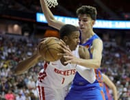 2022 NBA Summer League - : Jabari Smith Jr. & Chet Holmgren