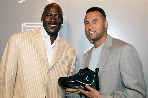 Michael Jordan and Derek Jeter (Photo: Sole Collector)