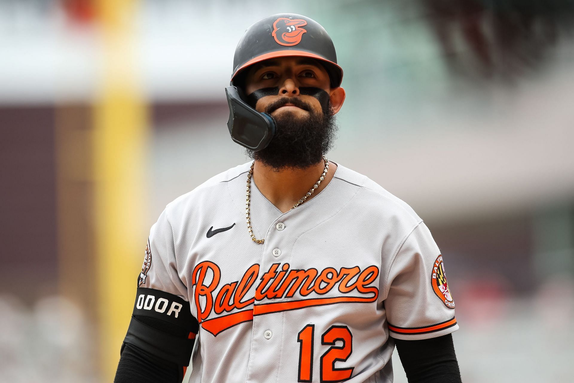 Baltimore Orioles infielder Rougned Odor is batting just .206 this season, but he looked sleek tonight against the Texas Rangers.