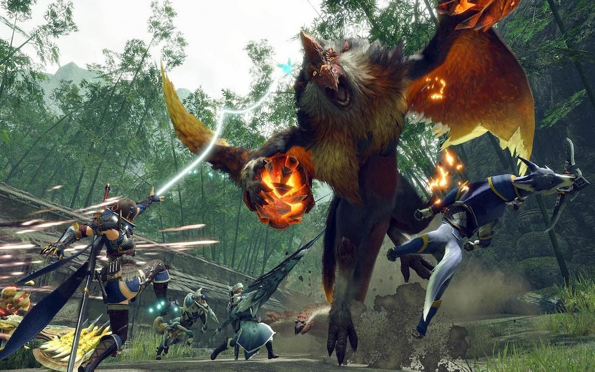 There are several resources that players will have to fight for in Monster Hunter Rise: Sunbreak (Image via Capcom)