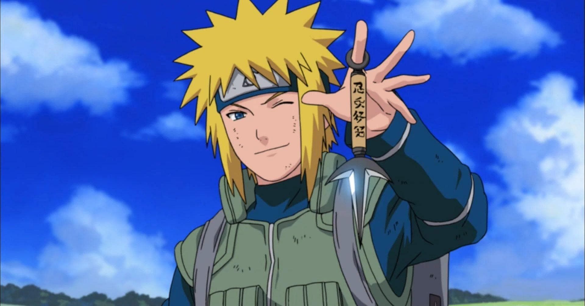 Minato Namikaze as shown in the anime (Image via Naruto)