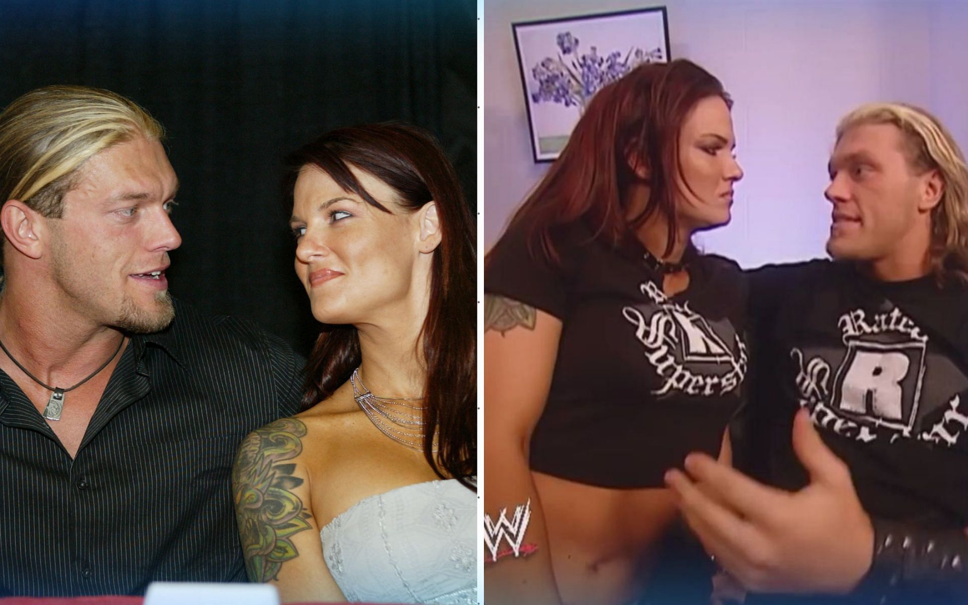 WWE Superstars and former on-screen couple Edge and Lita