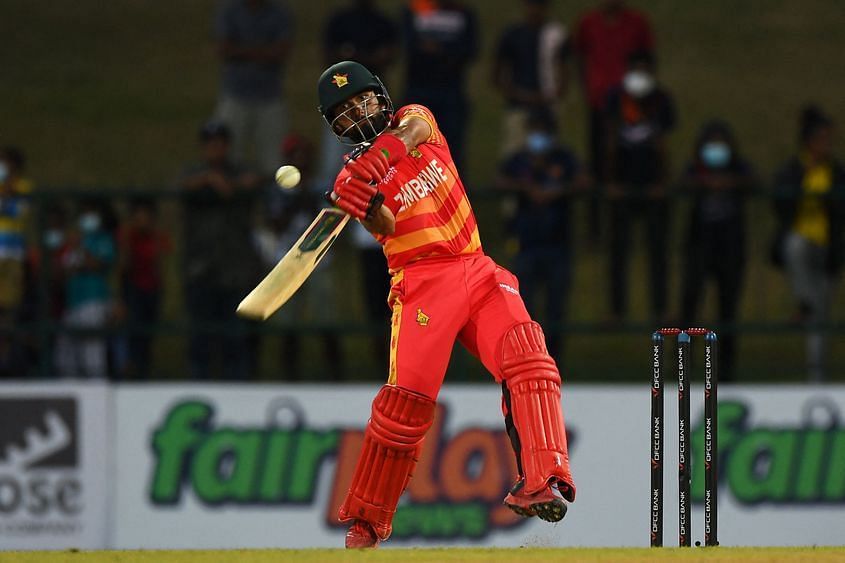 Sikandar Raza in action (Image Courtesy: ICC Cricket)