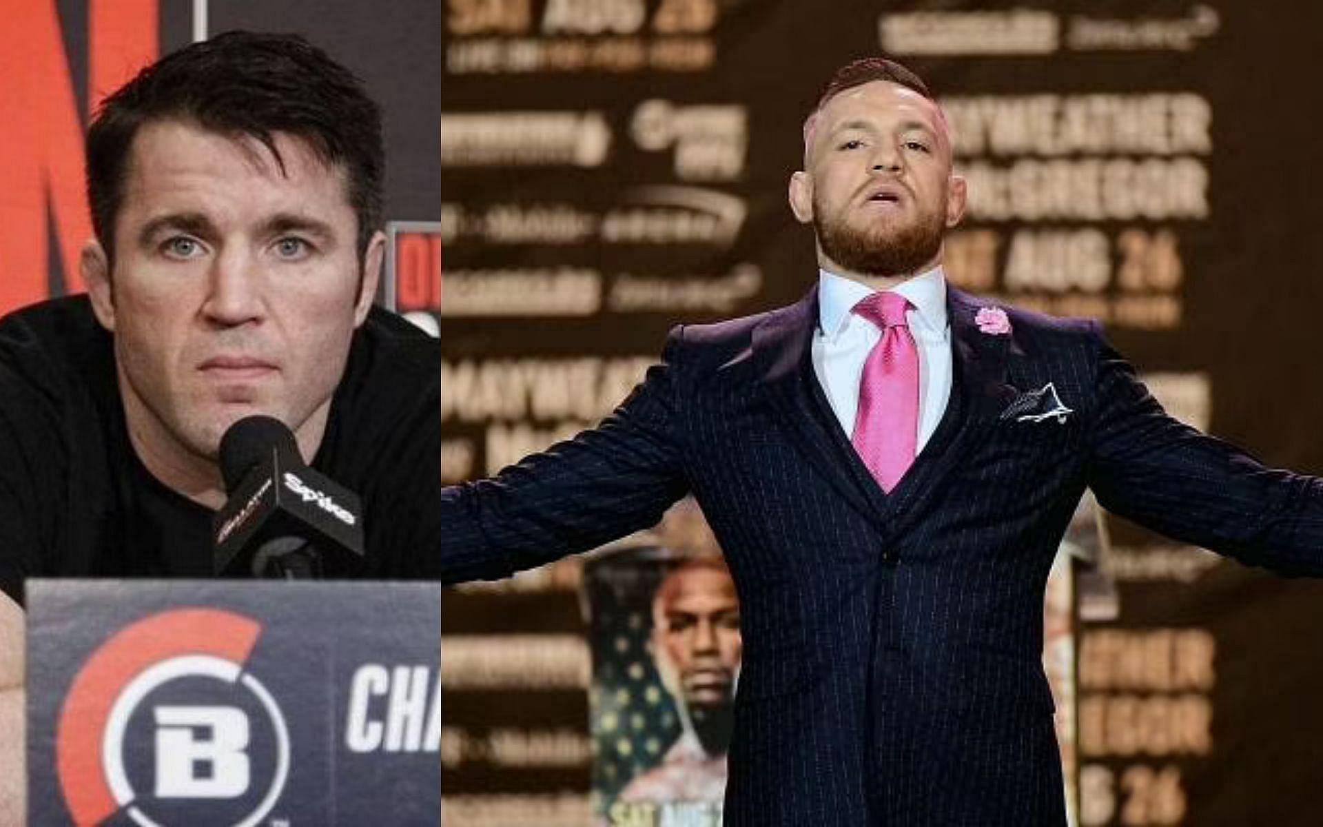 Chael Sonnen (left) and Conor McGregor (right)