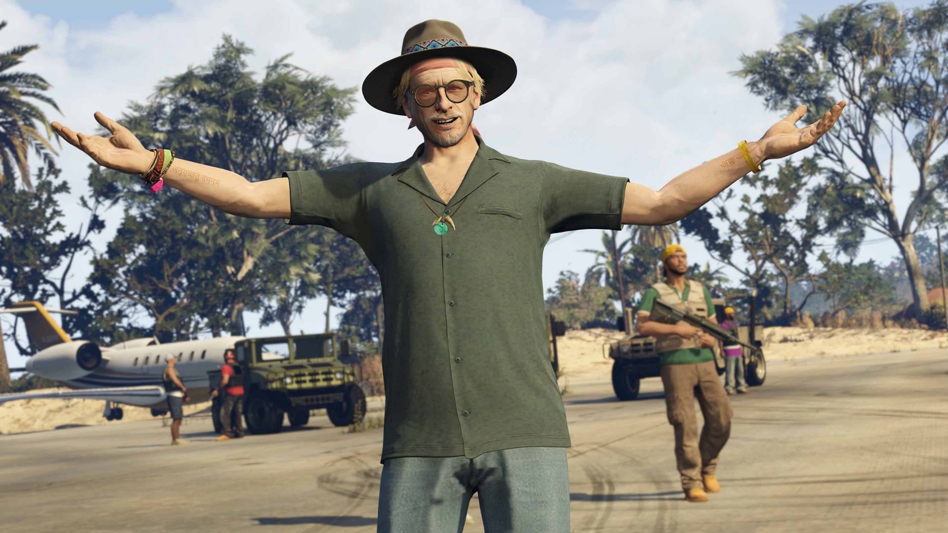 Robbing El Rubio in The Cayo Perico Heist is a terrific moneymaker (Image via Rockstar Games)